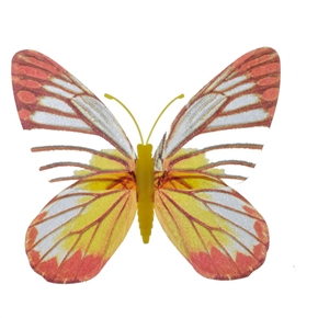 BuySKU62384 Attractive Magnetism Fluorescent Butterfly Decoration Flying Butterfly - 10 pcs/set