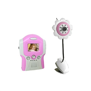 BuySKU57343 BM0078P 2.4G 1.8 inch TFT LCD Wireless Baby Monitor With Max 3 Cameras & 8 Infra-red LEDs (Pink)