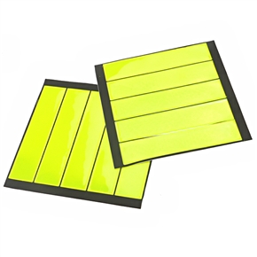 BuySKU67000 Bar Shape Design High-visibility Reflective Safety Stickers - 2 pcs/set (Green)