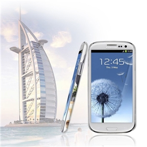 BuySKU65447 Baseus Luxurious Dubai Pattern Style Hard Protective Back Case Cover for Samsung Galaxy SIII /I9300