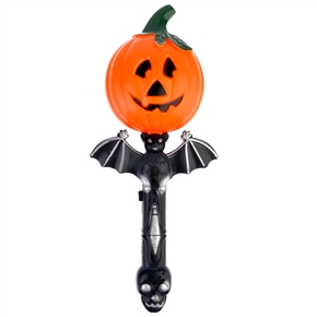 BuySKU61780 Bat Pumpkin Skeleton Head Stick with Light for Halloween /Costume Balls /Parties