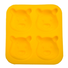 BuySKU65179 Bear Face Shaped Silicone Ice Tray /Cake Mode