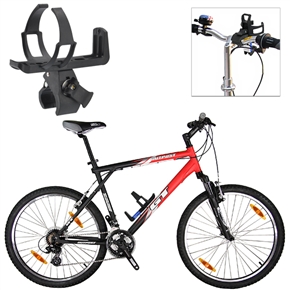 BuySKU65876 Bicycle Water Bottle Holder Cage with Clamp (Black)