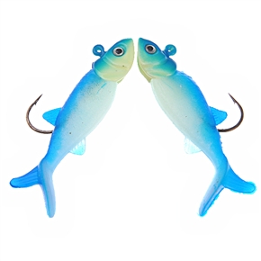 BuySKU58706 Blue Vivid Fish Profile Fishing Lures