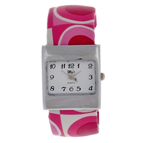 BuySKU57929 Bracelet Design Quartz Wrist Watch for Girls (Red)