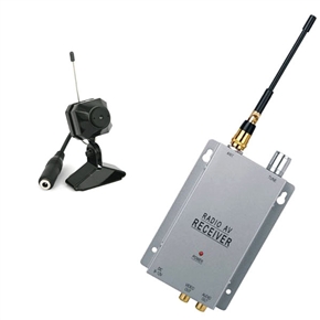 BuySKU59170 Brand New Wireless 1.2G Security CMOS Color Camera and Radio Receiver Kit