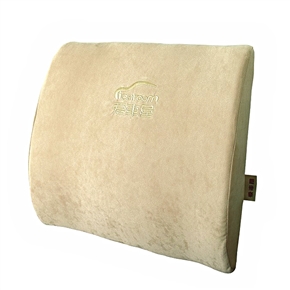 BuySKU59502 Breathable Car Waist Cushion Low Back Cushion Pillow (Khaki)