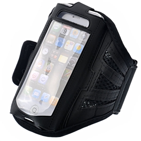 BuySKU68031 Breathable Mesh Style Adjustable Sports Armband Case for iPhone 5 (Black)