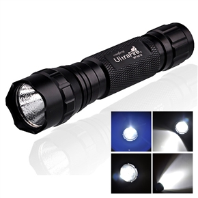 BuySKU63616 Bright UltraFire WF-501B P7 900Lumens Five - mode LED Flashlight with 1 x 18650 Battery & Travel Charger
