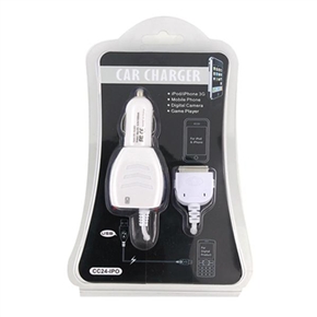 BuySKU61508 CC24-IPO USB Cigarette Lighter/Car Charger for iPod/iPhone 3G (White)