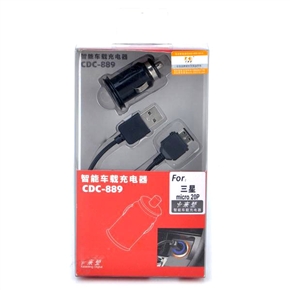 BuySKU59791 Car Cigarette Lighter Socket Powered USB Adapter/Charger for Samsung Cellphones