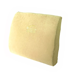 BuySKU59514 Car Memory Foam Waist Cushion Low Back Cushion Breathable Pillow (Khaki)