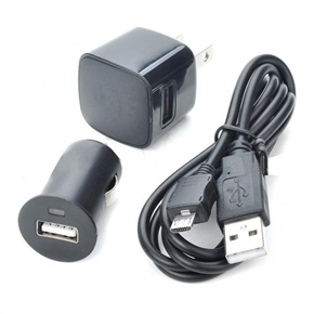 BuySKU59794 Car Power Adapters/USB Charging/Data Cable for Blackberry