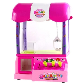 BuySKU60235 Carnival Style Arcade Claw Candy Grabber - Gripping A Prize Machine Electronic Musical Toy - Arch Roof HHE-41632