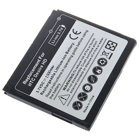 BuySKU48591 Cell Phone Replacement Battery 3.7V 1500mAh Rechargeable Lithium Battery for HTC Desire HD