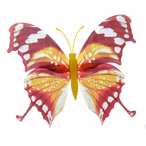 BuySKU62390 Charming Magnetism Butterfly Decoration Fluorescent Flying Butterfly - 10 pcs/set