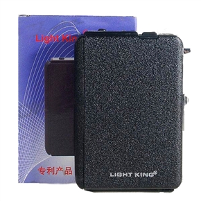 BuySKU65903 Cigarette Case Butane Jet Torch Lighter (Black)