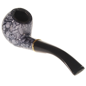 BuySKU66064 Classical Artificial Marble Smoking Pipe (Black)