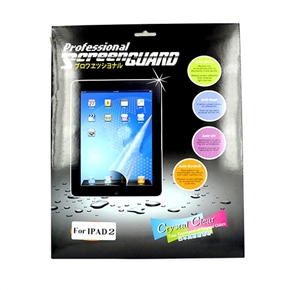 BuySKU60977 Clear LCD Screen Guard Screen Protector with Clean Cloth for iPad 2