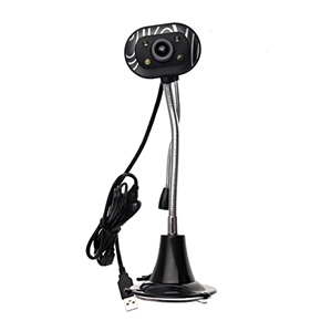 BuySKU22742 Cool Black Digital Web Camera with Microphone