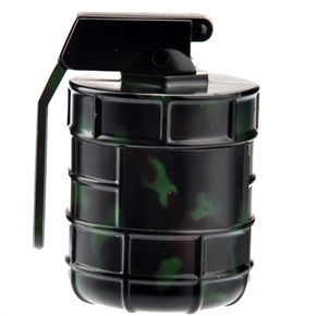 BuySKU67837 Cool Cylindrical Grenade Shaped Double-layer Manual Metal Herb Cigarette Tobacco Grinder