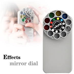BuySKU63258 Creative Special Lens & Filter Turret for iPhone 4 iPhone 4S (Grey)