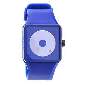 BuySKU58314 Creative Wrist Watch with Dot Design Clock Hands (Dark Blue)