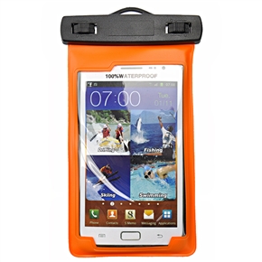BuySKU64502 Crystal Waterproof Bag /Pouch with Armlet for Samsung Galaxy Note /i9220 (Orange)