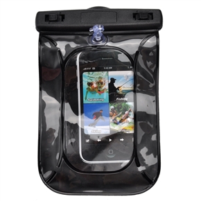 BuySKU64518 Crystal Waterproof Bag /Pouch with Blow Hole for Cellphone (Black)