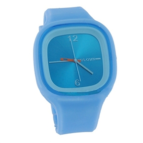 BuySKU58344 Cute Design Wrist Watch Silicone Sports Watch (Blue)