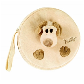 BuySKU59441 Cute Doggie Style CD Storage Case for CD DVD Game Disks (Khaki)