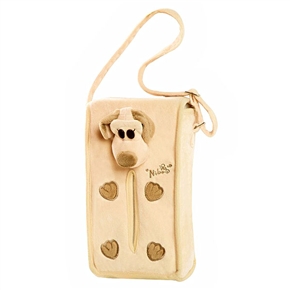 BuySKU59612 Cute Doggie Style Tissue Box Car Tissue Holder Case with Hanging Rope (Khaki)