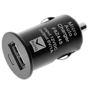 BuySKU60463 DC 12V Car Cigarette Powered 1000mA USB Adapter Charger for iPhone iPod (Black)
