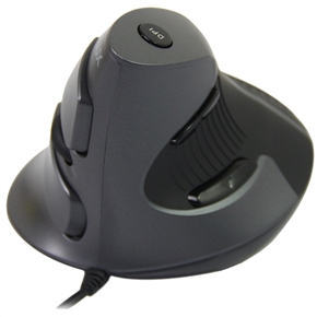 BuySKU65280 DELUX M618LU USB Wired Vertical Laser Mouse for Computer (Black)