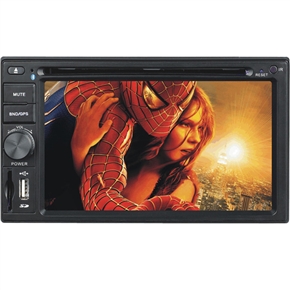 BuySKU59321 DT-6201 6.2" 2 Din Practical and Convenient In-Dash Car DVD Player with GPS