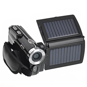 BuySKU61057 DV-T90+ 3.0 inch 12.0MP Solar Powered 8X Zoom DV Digital Video Camcorder