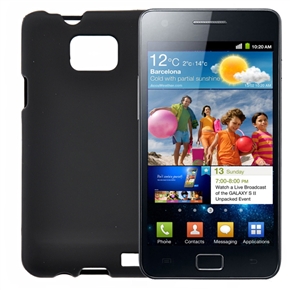 BuySKU55904 Detachable Hard Plastic Cell Phone Case Cover for Samsung Galaxy SII /i9100 (Black)
