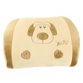 BuySKU59544 Doggie Style Car Lumbar Cushion Waist Cushion Travel Pillow (Khaki)