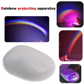 BuySKU62271 Dreamy Rainbow Projector Night Lamp Ornamental Light (White)