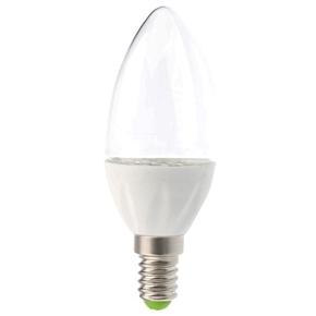 BuySKU67888 E14 2W 108-Lumen AC220-240V Warm White Light Transparent LED Ceramic Bulb Light Lamp