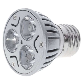 BuySKU61473 E27 3-LED 3W 100~265V 240 Lumens Light Bulb with Warm White Light