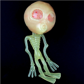 BuySKU61702 ET Extra-terrestrial Skeleton Toy with Night Light for Costume Balls /Halloween /Parties