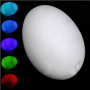 BuySKU61576 Egg Shaped LED Light Lamp with Changeable Color