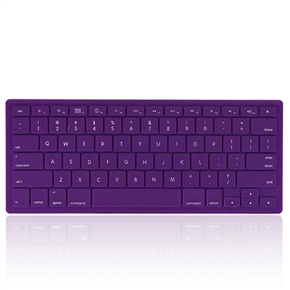 BuySKU65897 Elegant Soft Keyboard Skin Cover for MacBook Pro 13.3" (Purple)