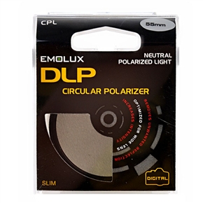 BuySKU61150 Emolux 55mm Ultra Slim HD DLP CPL Filter Lens Protector