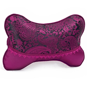 BuySKU59524 Exquisite Neck Pillow Bolster Travelling Pillow for Car (Purple)
