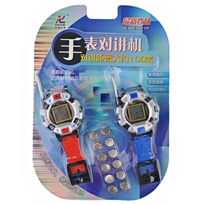 BuySKU60297 Exquisite Watch Shaped Children Walkie-talkie Toy with 12 Button Cells (2 pcs/set)