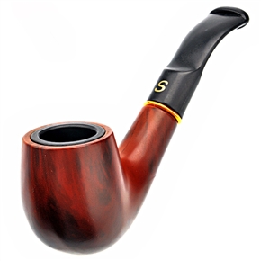 BuySKU65024 FS-9103 Detachable Polished Wooden Cigarette Tobacco Smoking Pipe with Carrying Pouch