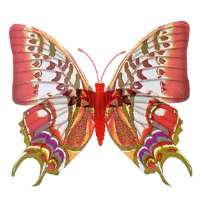 BuySKU62387 Fascinating Magnetism Fluorescent Butterfly Decoration Flying Butterfly - 10 pcs/set