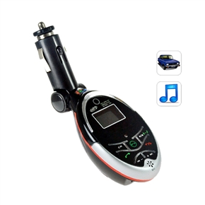 BuySKU59186 Fashionable MP3 Car Kit with Bluetooth Calls & Music